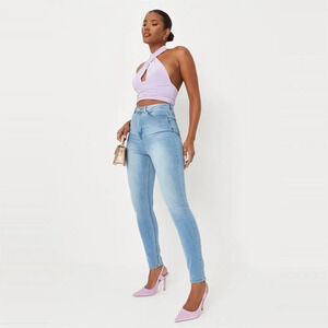MISSGUIDED Sinner High Waist Authentic‎ Skinny Jeans